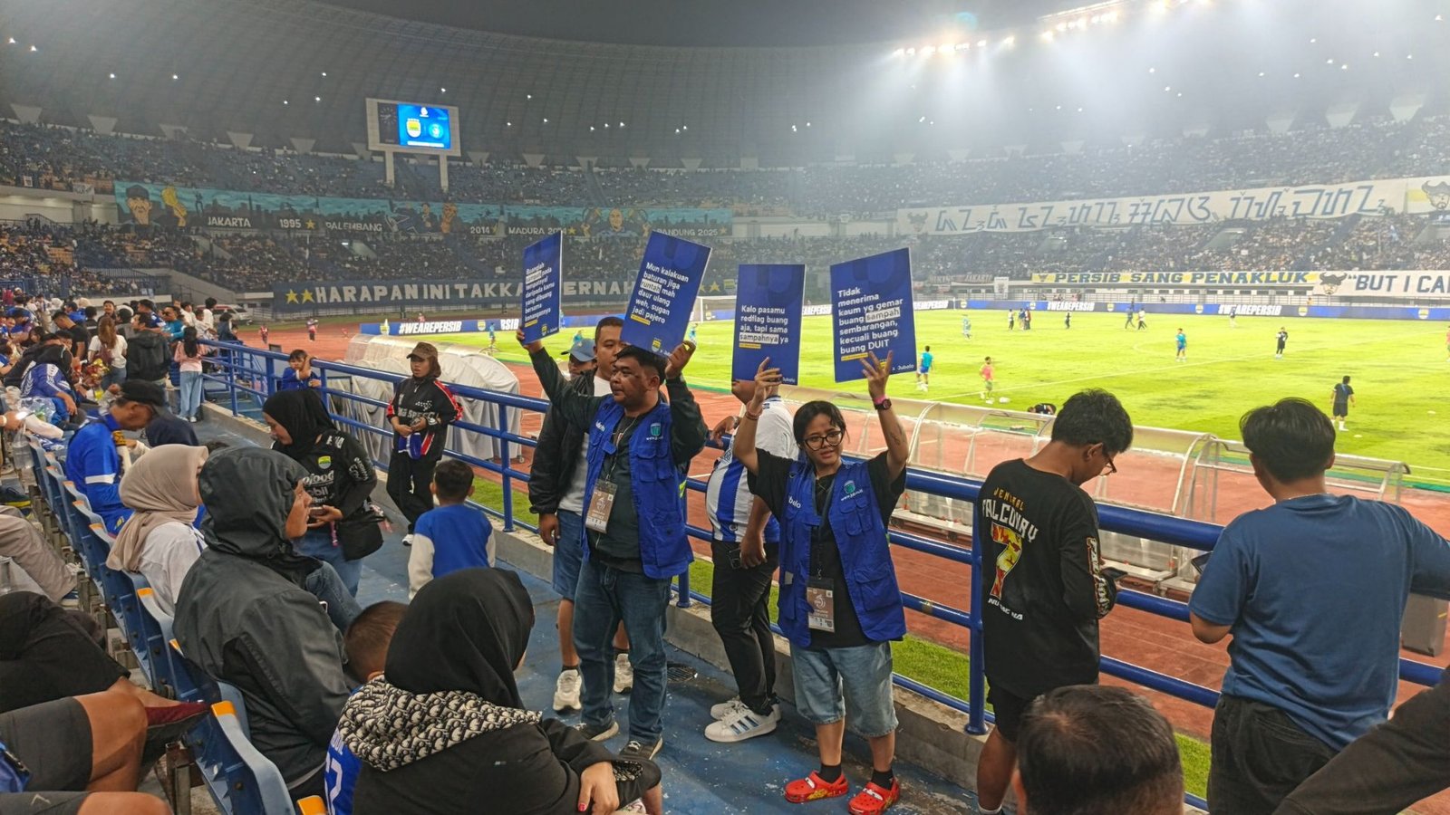 Laga Persib vs PSBS Biak Hasilkan Lebih dari 4,8 Ton Sampah, Semua Dikelola Tanpa ke TPA